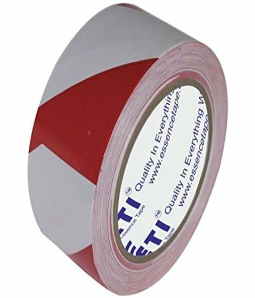     			ETI- Floor Marking Tape 48mmx25metres Red White Zebra (Pack of 1)