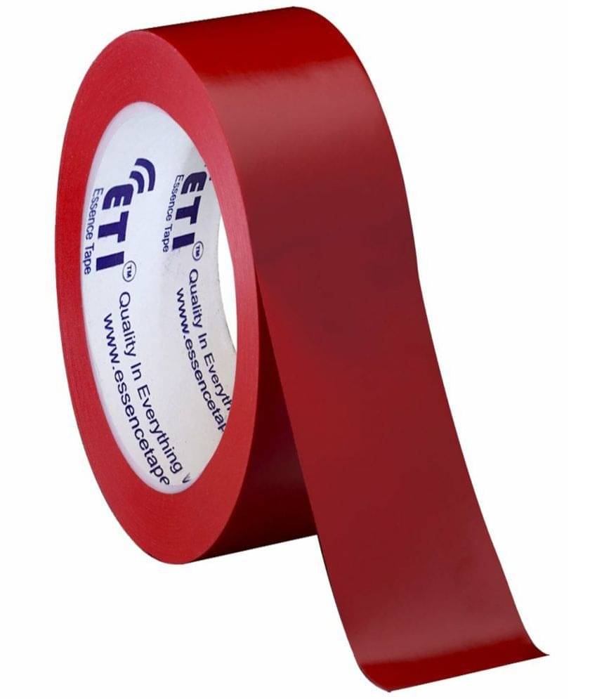     			ETI- Floor Marking (Social Distancing Tape) 48mmx25metres Red (Pack of 1)