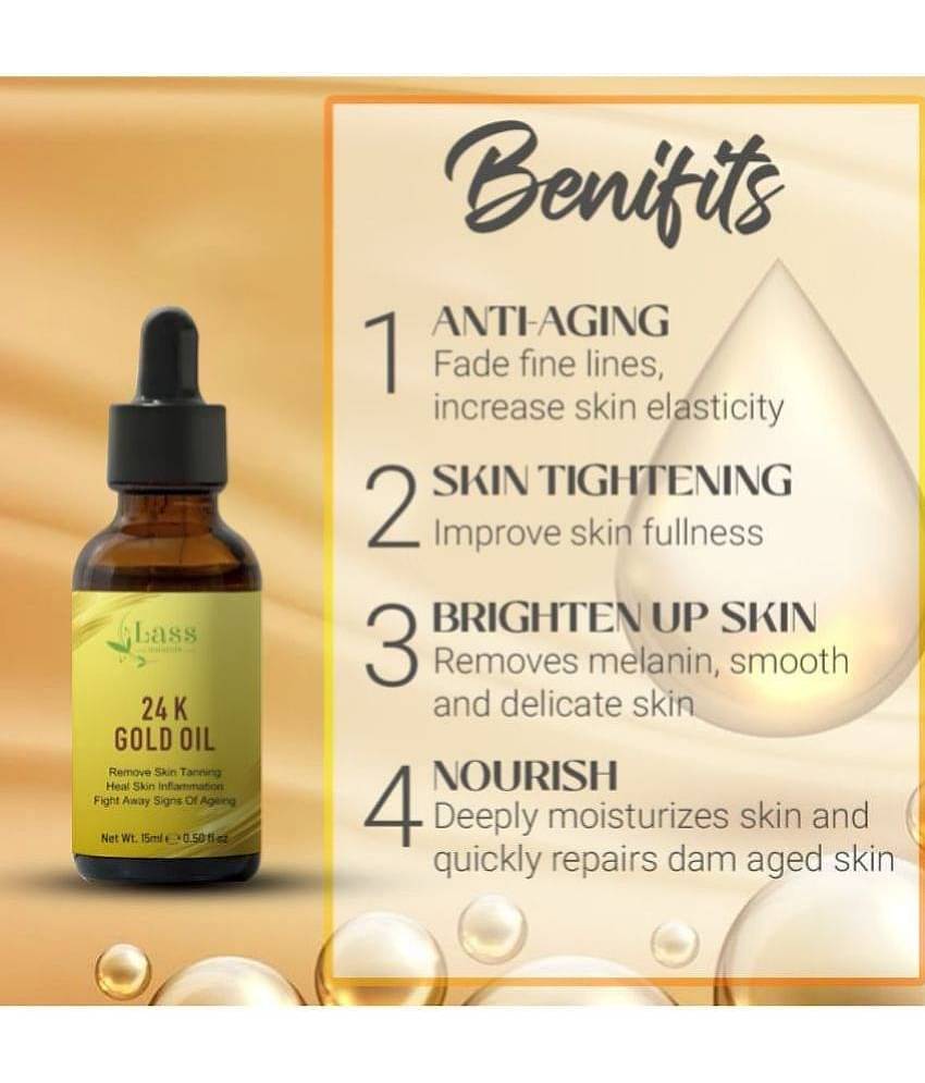 Lass Naturals - Radiant Glow Face Serum For All Skin Type ( Pack of 1 )