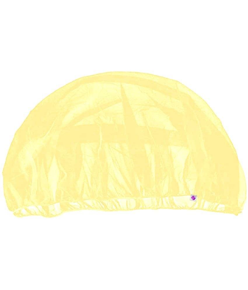 ShreejiHuf - Yellow Polyester Frame Hung Baby Mosquito Net ( Pack of 1 ) ShreejiHuf - Yellow Polyester Frame Hung Baby Mosquito Net ( Pack of 1 )