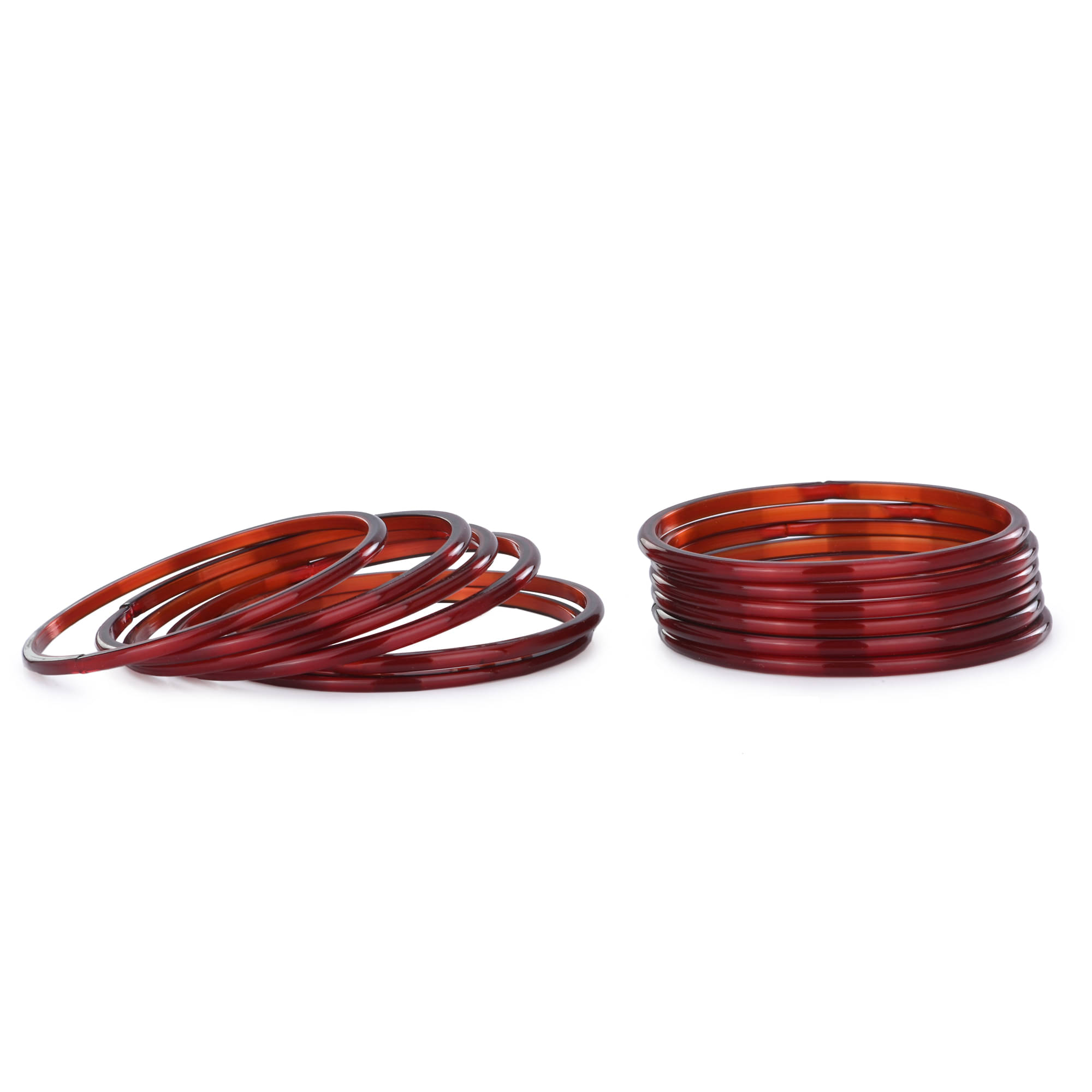     			Somil - Maroon Bangle ( Pack of 12 )