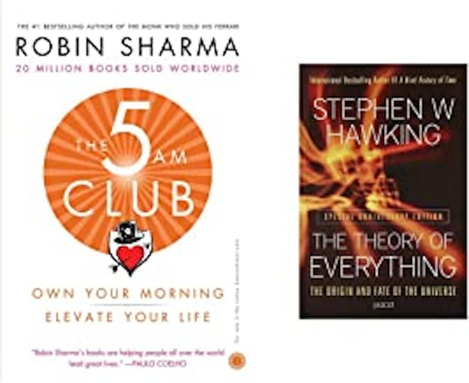     			The 5 AM Club: Own Your Morning, Elevate Your Life + The Theory of Everything (Set of 2 Books)
