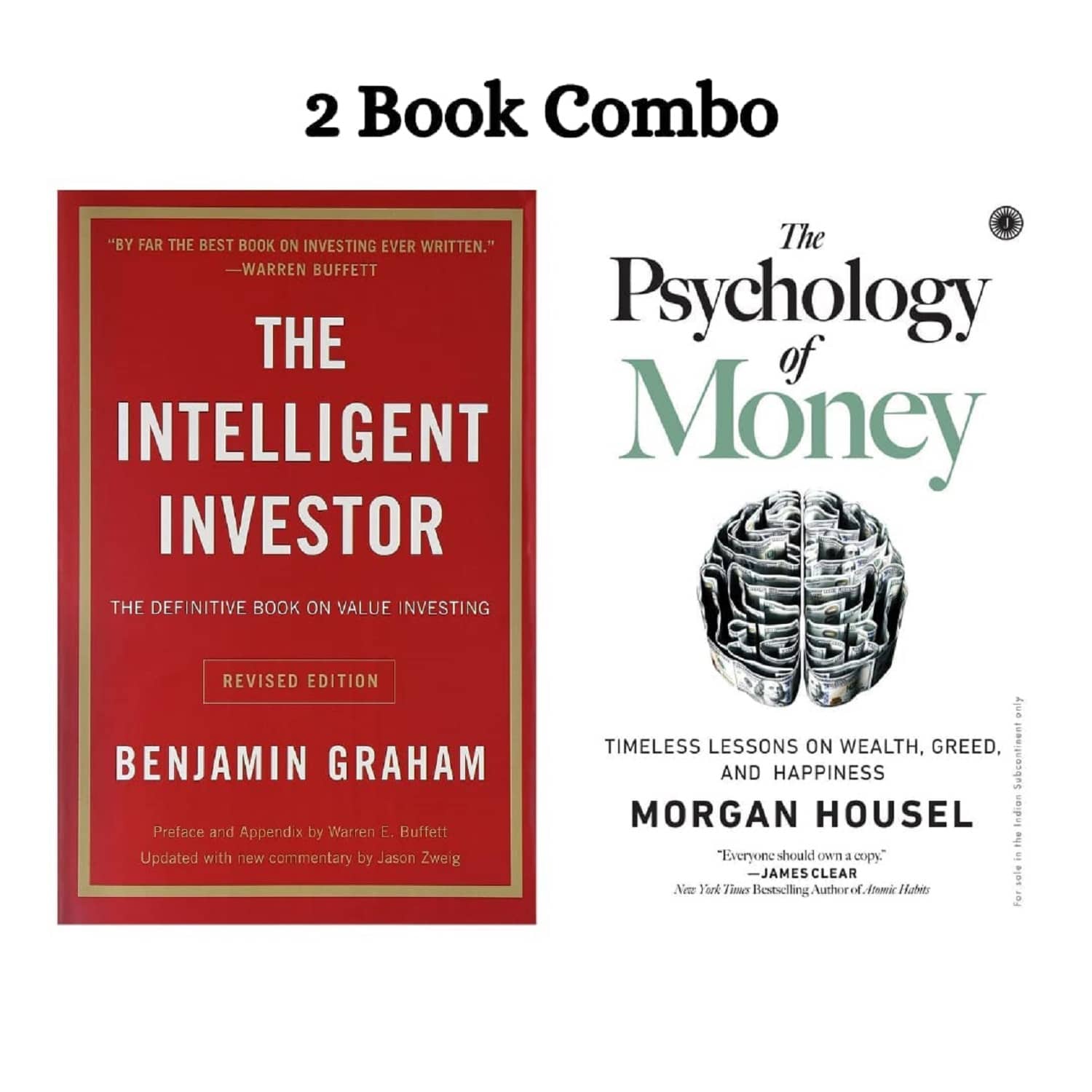 The Psychology of Money + intelligent investor (Set of 2 Books) Paperback - Stationery | Buy online on ZillyBuy