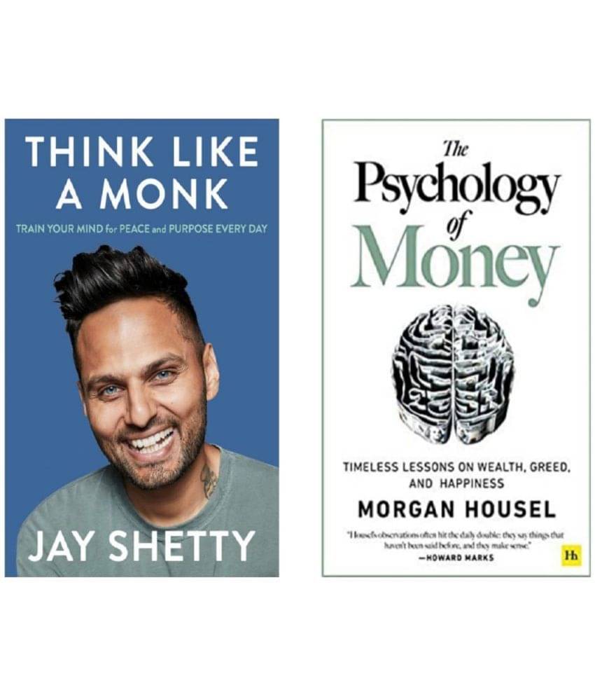 ( Combo of 2 books ) Think like monk + Psychology of money ( Combo of 2 books ) Think like monk + Psychology of money