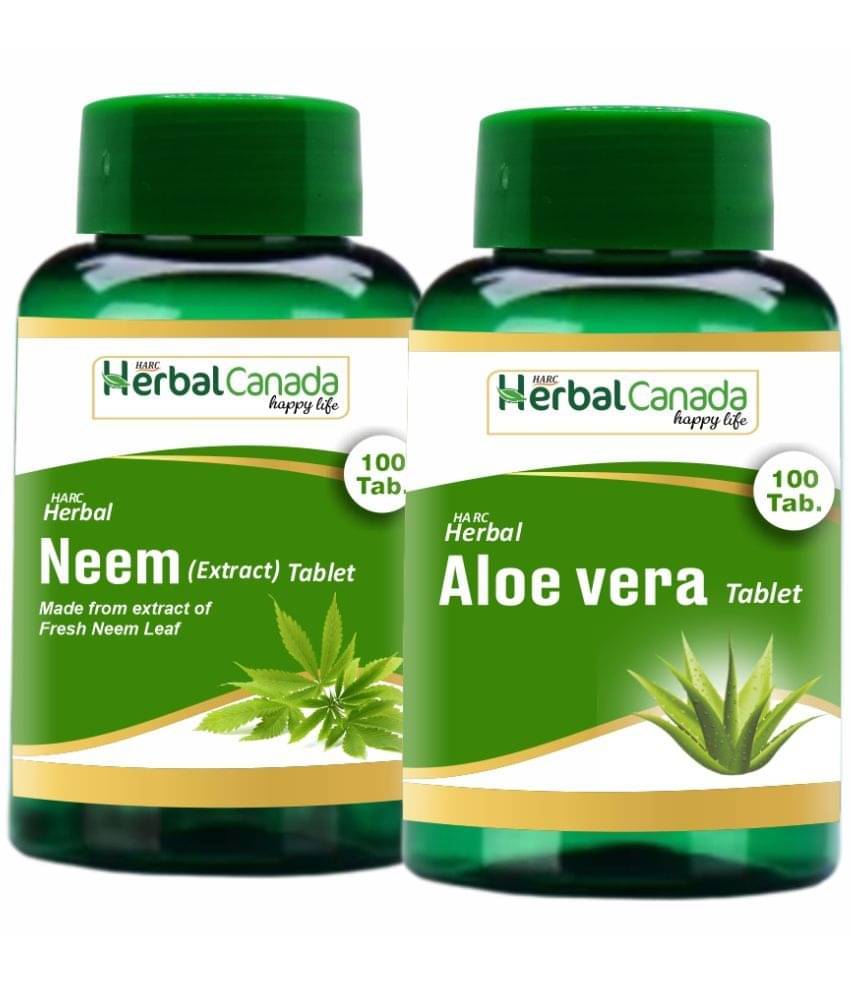     			Herbal Canada Neem+Alovera(100Tab) Tablet 2 No.S Pack of 2