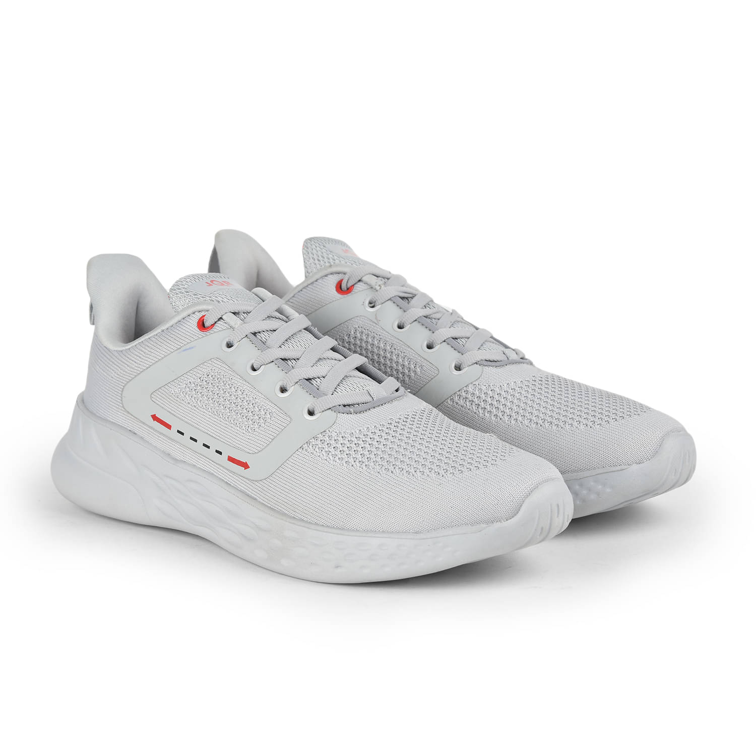     			JQR - LEPPI Light Grey Men's Sports Running Shoes