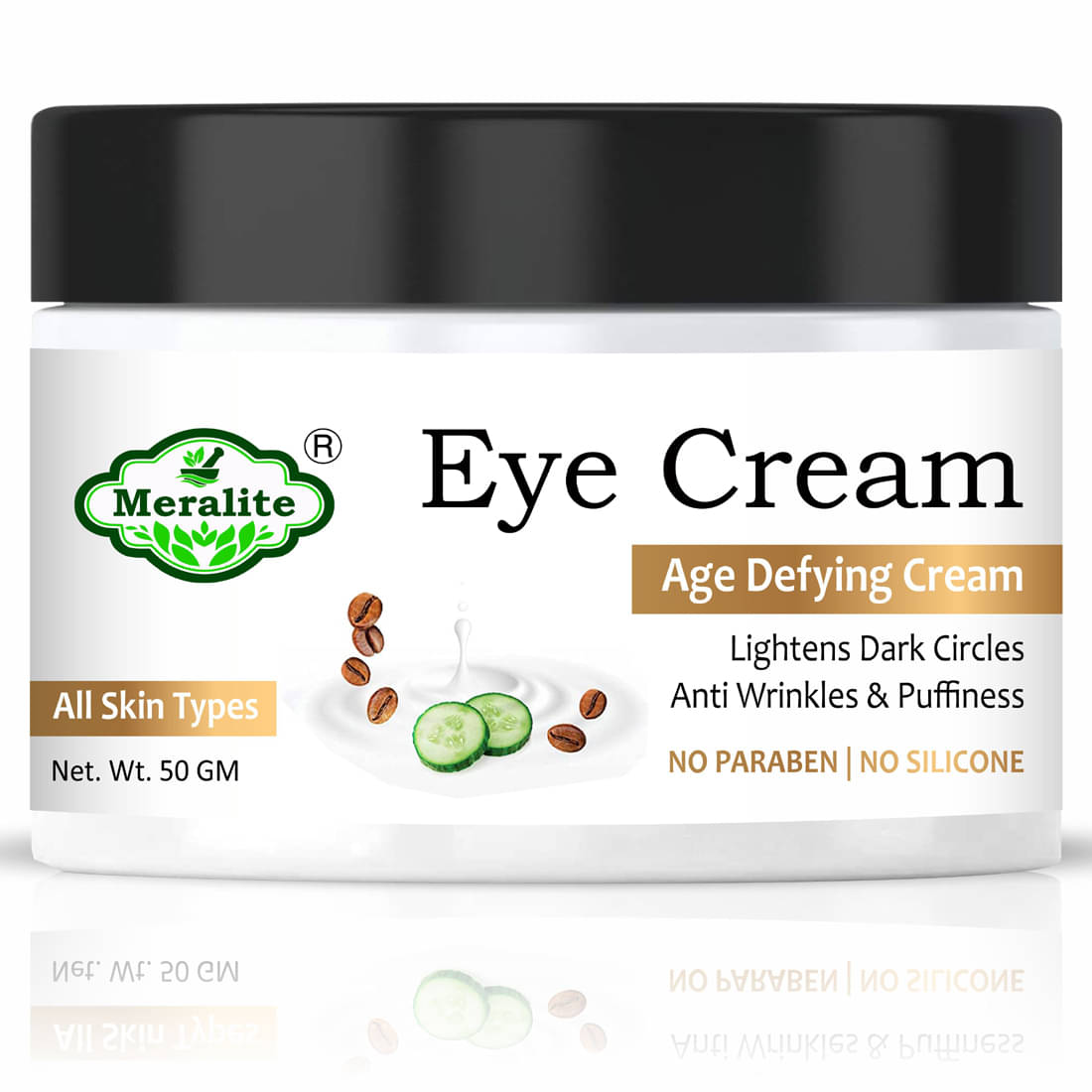     			MERALITE Under Eye Cream Enriched with Natural Oils to Remove Dark Circles & Wrinkles Eye Patch 50 g