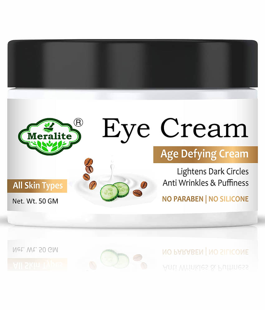 MERALITE Under Eye Cream Enriched with Natural Oils to Remove Dark Circles & Wrinkles Eye Patch 50 g - Makeup - Eyes | Buy online on ZillyBuy