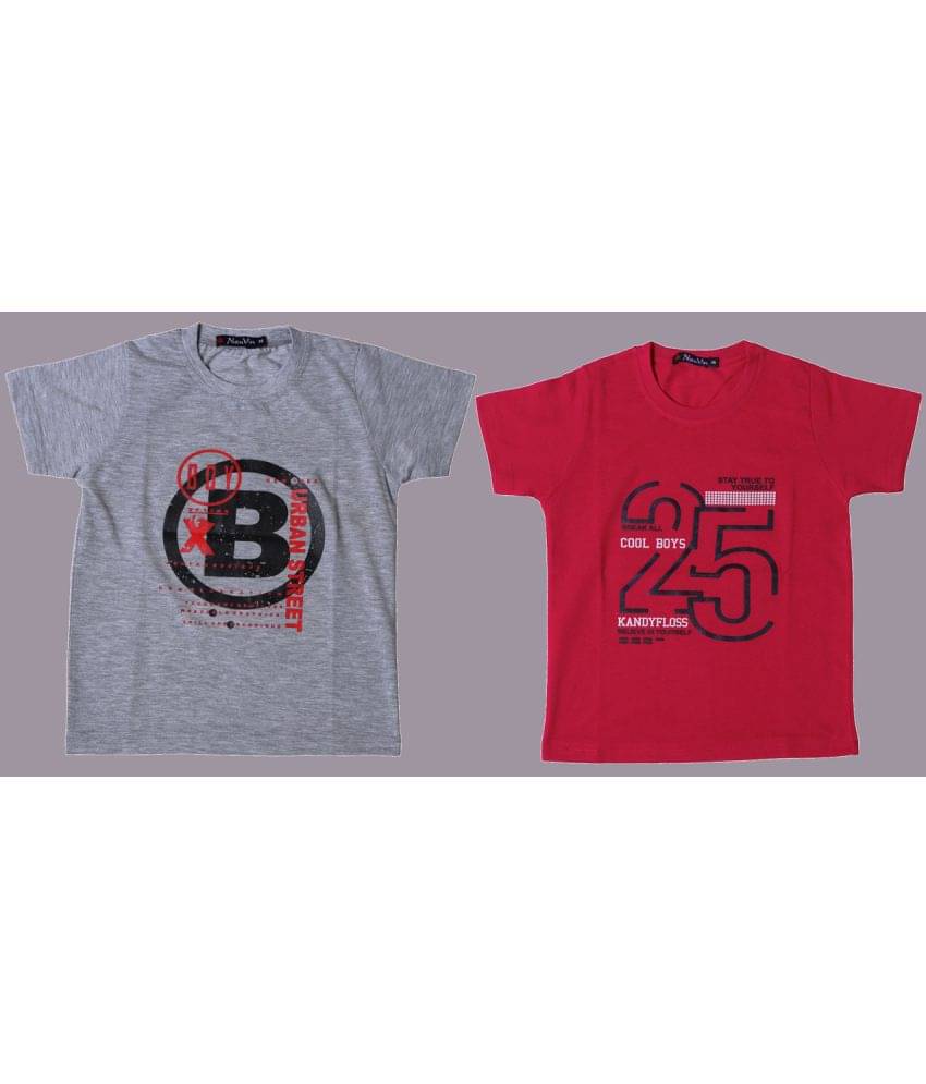     			NEUVIN Pack of 1 Boys Cotton Polo T-Shirt ( Multi Color )