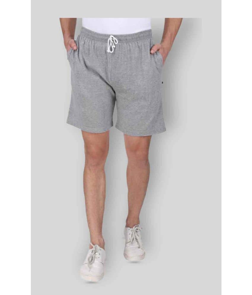 Neo Garments - Grey Cotton Men's Shorts ( Pack of 1 ) - Shorts | Buy online on ZillyBuy