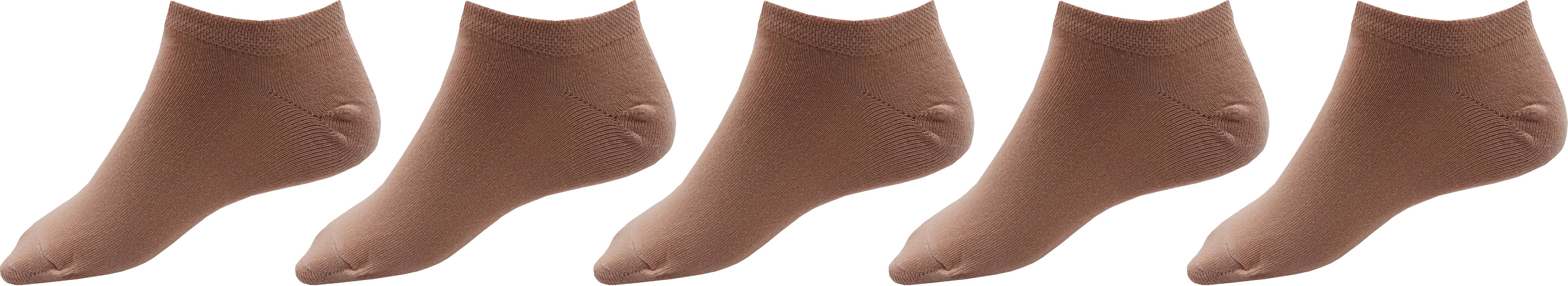     			RC. ROYAL CLASS - Beige Cotton Women's Ankle Length Socks ( Pack of 5 )