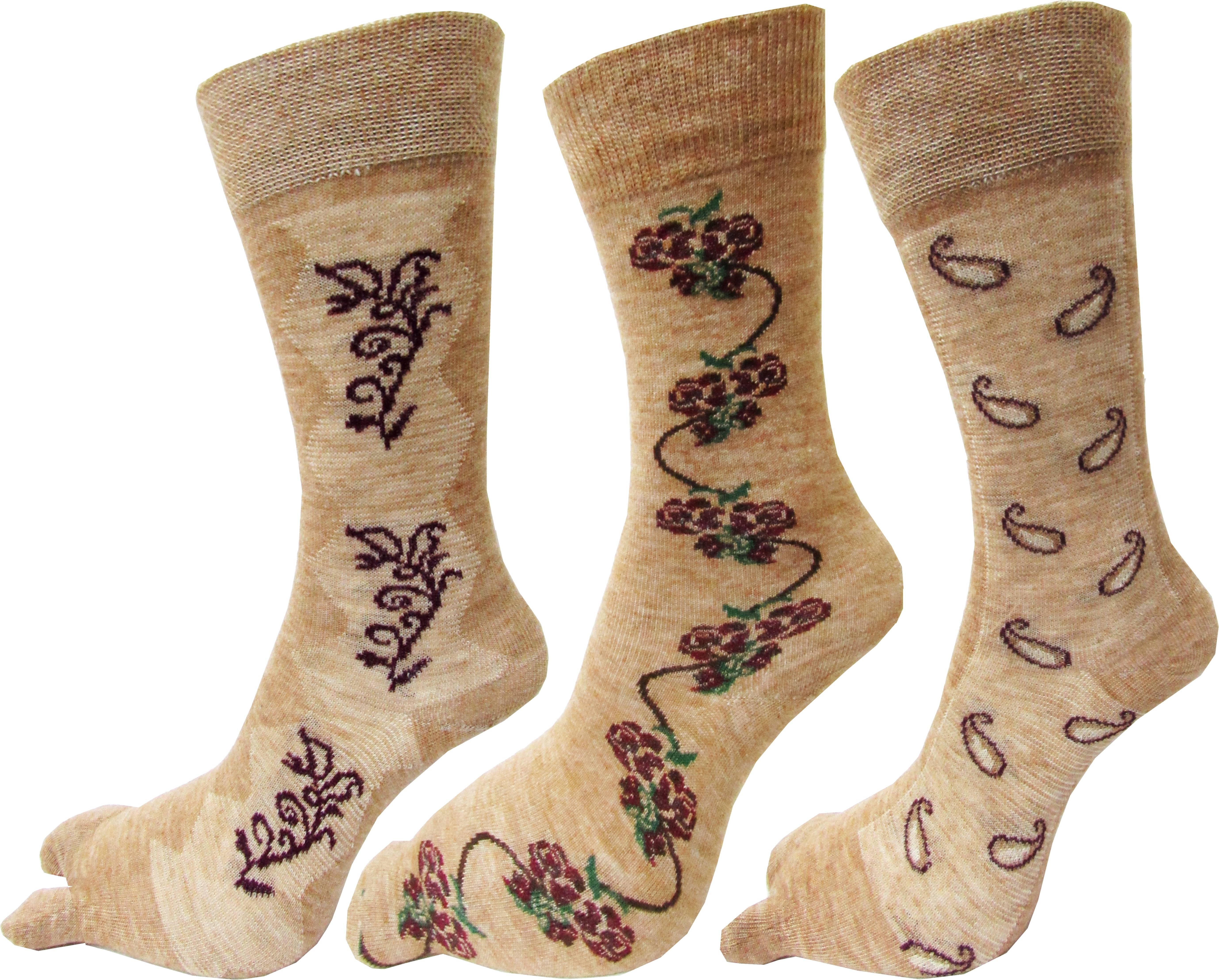 RC. ROYAL CLASS - Beige Woollen Women's Mid Length Socks ( Pack of 3 ) RC. ROYAL CLASS - Beige Woollen Women's Mid Length Socks ( Pack of 3 )