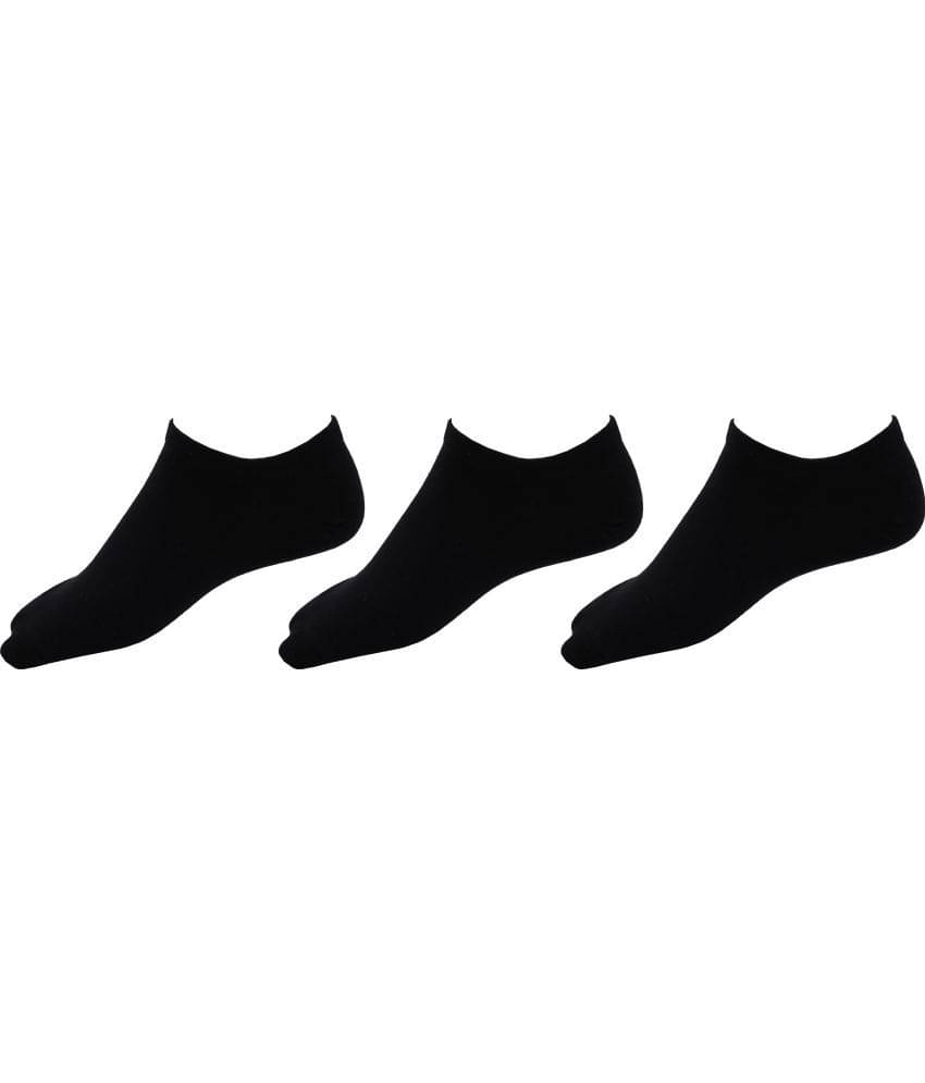     			RC. ROYAL CLASS - Black Cotton Women's Ankle Length Socks ( Pack of 3 )