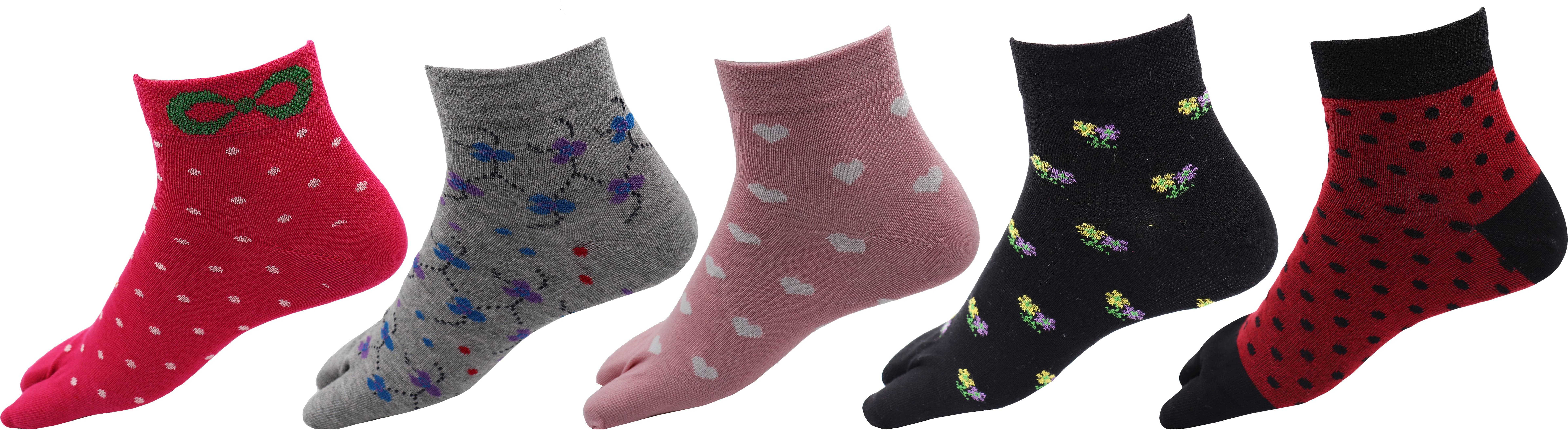 RC. ROYAL CLASS - Multicolor Cotton Women's Ankle Length Socks ( Pack of 5 ) RC. ROYAL CLASS - Multicolor Cotton Women's Ankle Length Socks ( Pack of 5 )