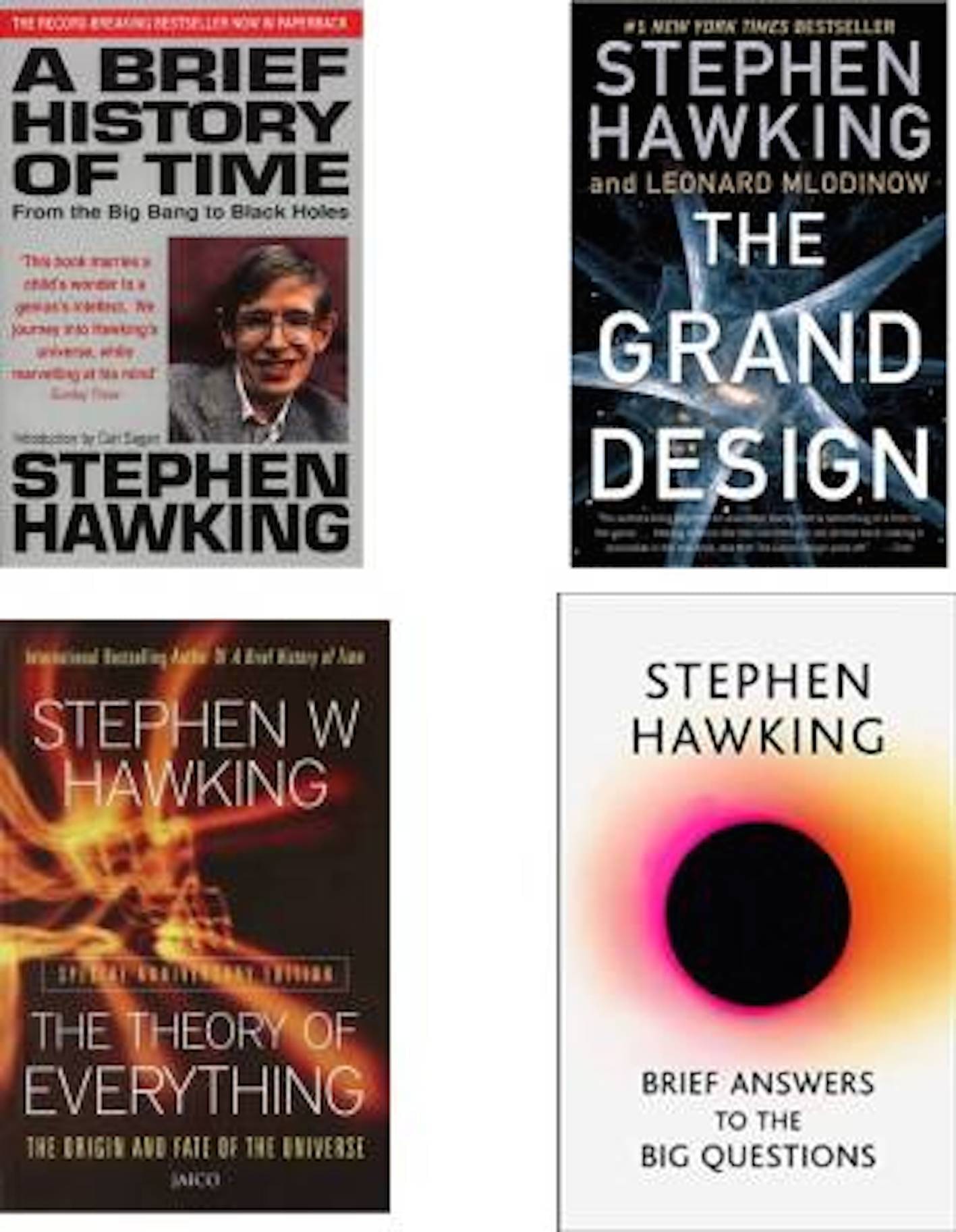    			STEPHEN HAWKING BOOKS COMBO