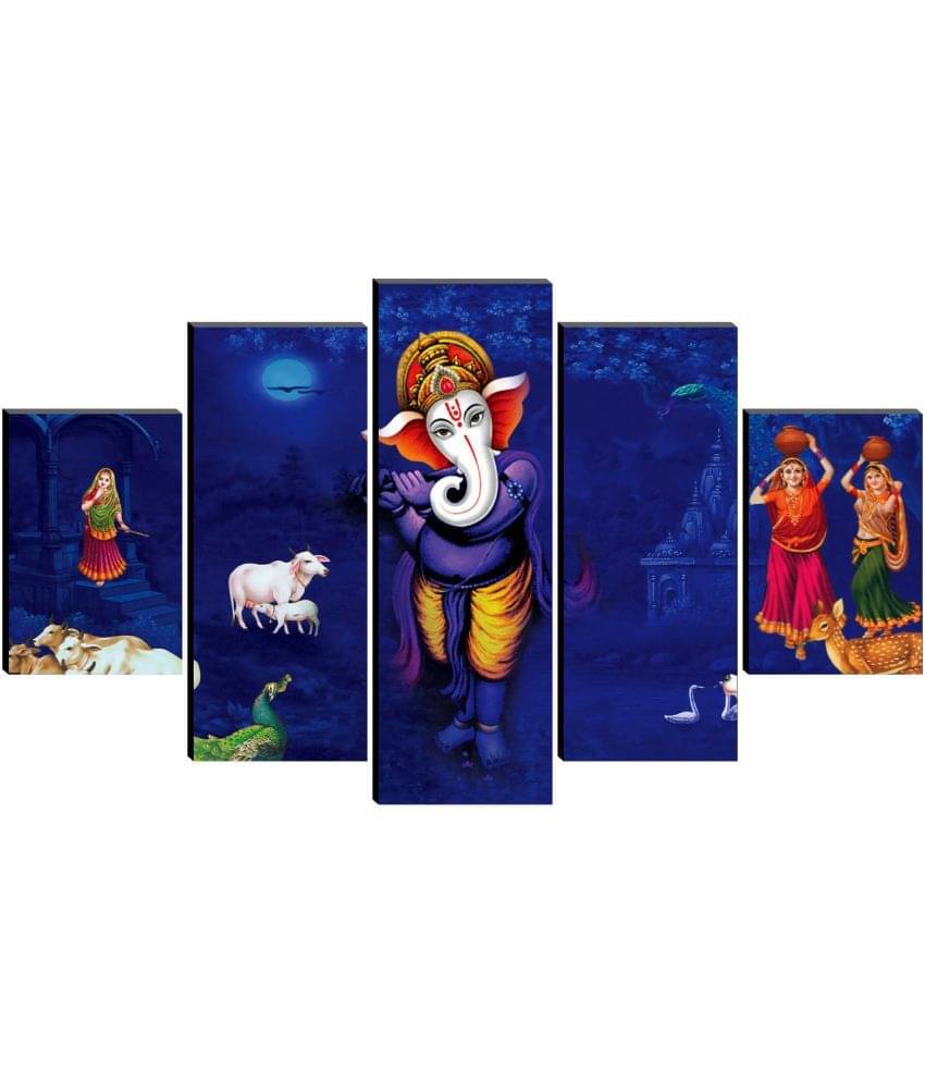 Saf Lord Ganesh Ji Religious Wall Hanging Framed Painting Saf Lord Ganesh Ji Religious Wall Hanging Framed Painting