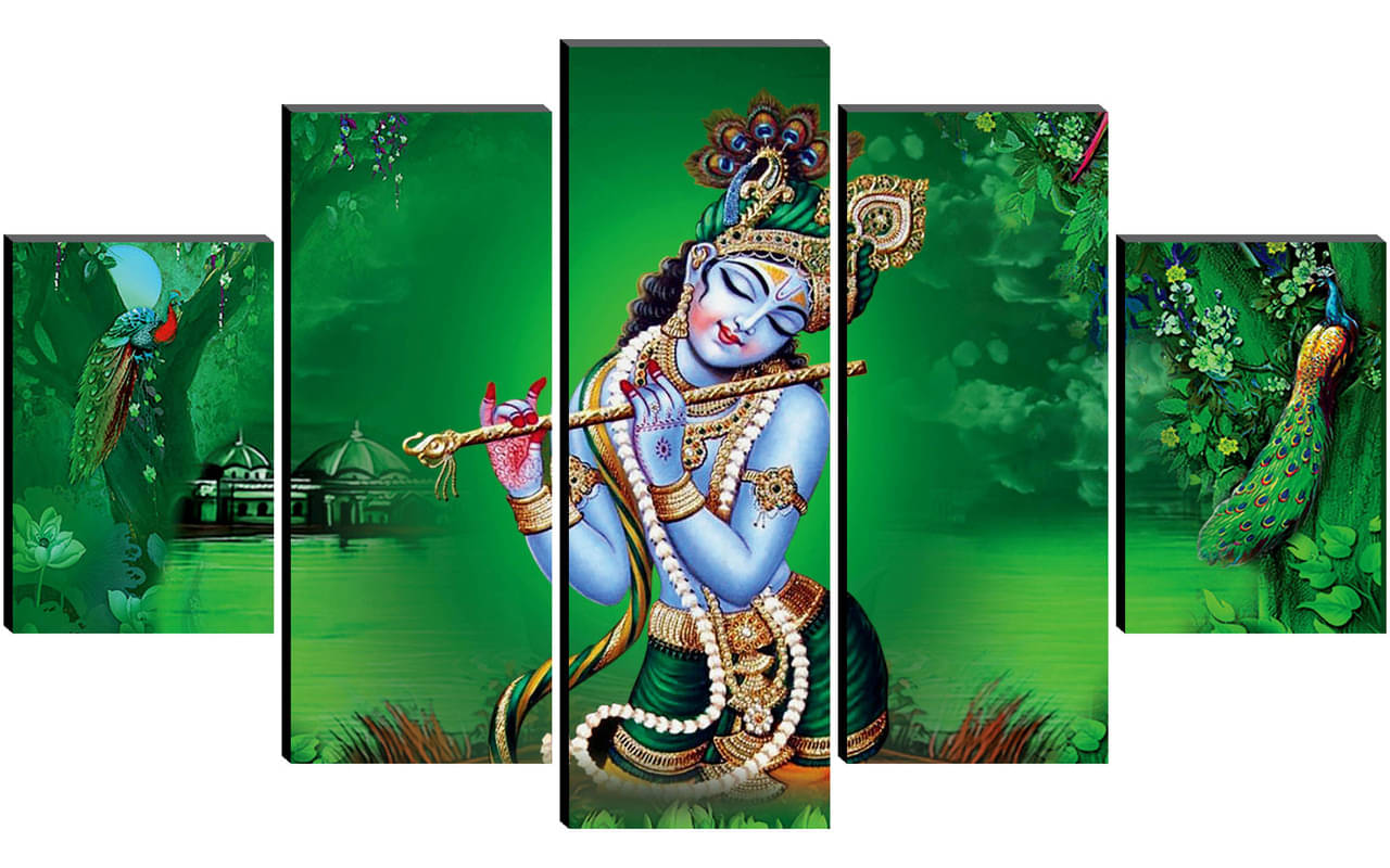 Saf Krishna Ji Religious Wall Hanging Framed Painting Saf Krishna Ji Religious Wall Hanging Framed Painting