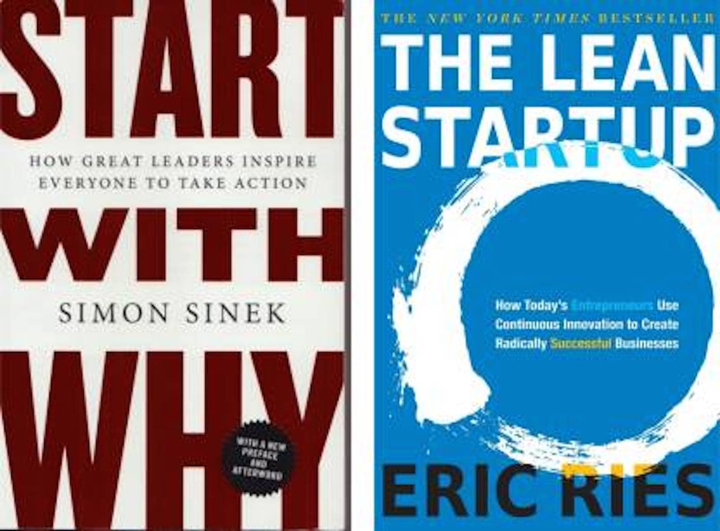 Start With Why + The Lean Startup - Stationery | Buy online on ZillyBuy
