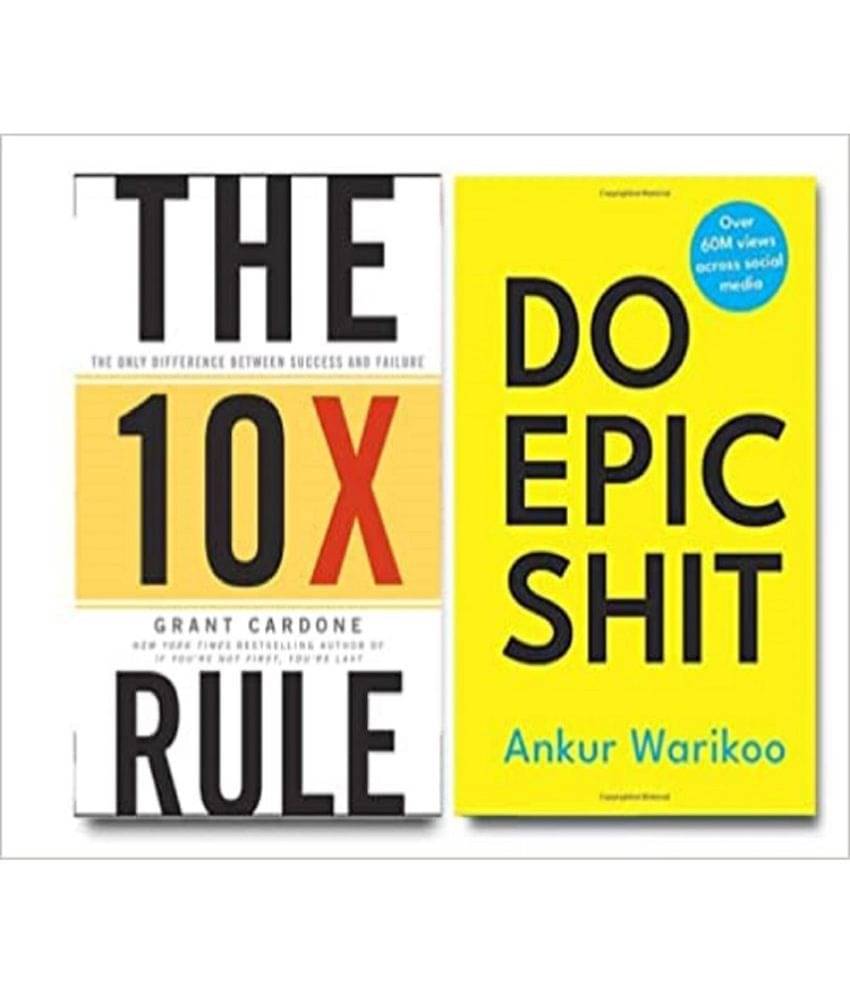 ( Combo of 2 books ) The 10X rule +Do epic paperback ( Combo of 2 books ) The 10X rule +Do epic paperback