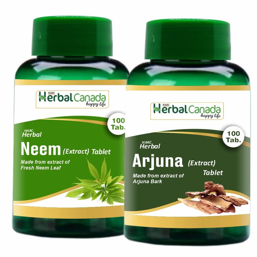     			Herbal Canada Neem+Arjuna(100Tab) Tablet 2 No.S Pack of 2