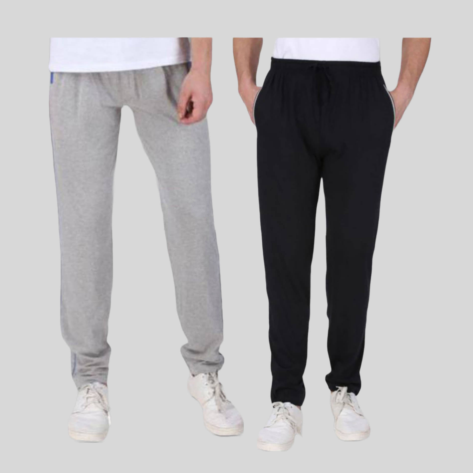 Neo Garments - Multicolor Cotton Men's Trackpants ( Pack of 2 ) - Track Pants | Buy online on ZillyBuy