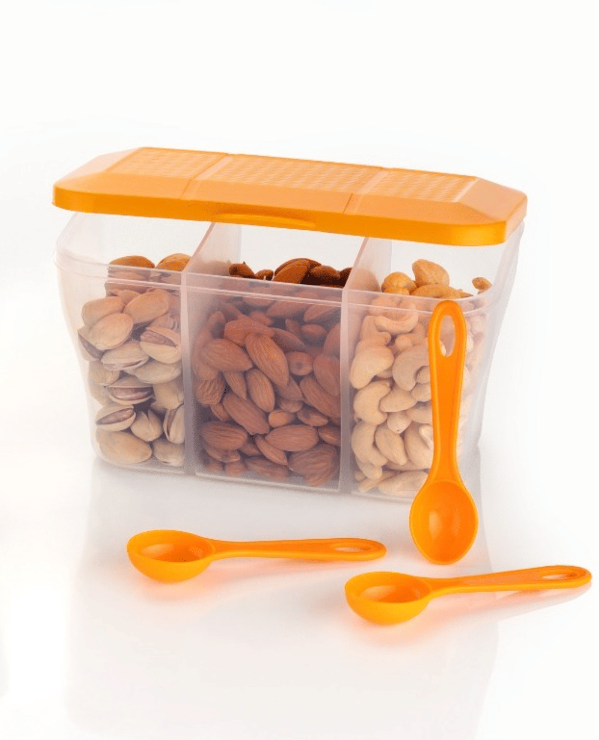     			OFFYX - Polyproplene Orange Spice Container ( Set of 1 - 1100 )