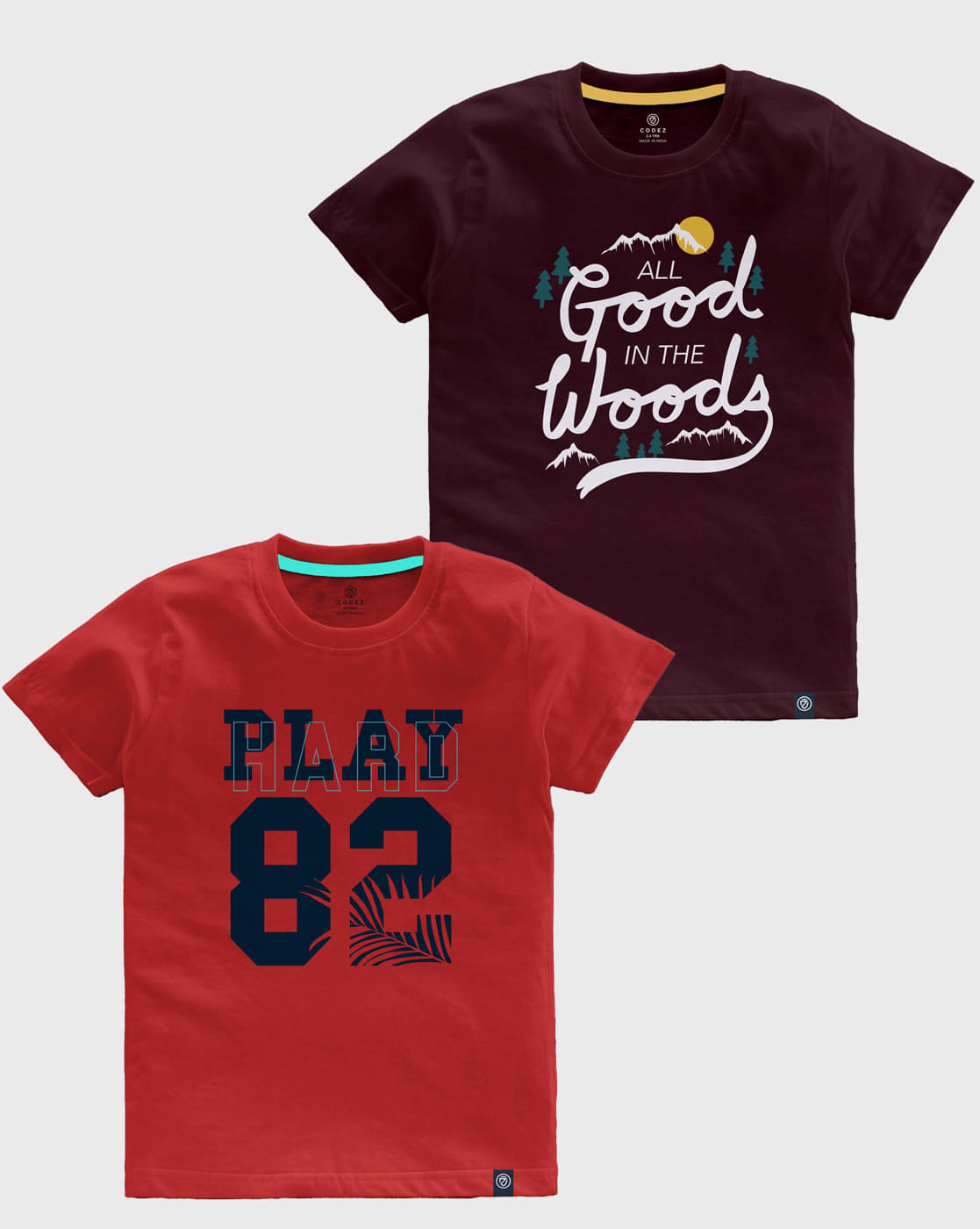     			CODEZ Pack of 1 Boys Cotton T-Shirt ( Multicolor )