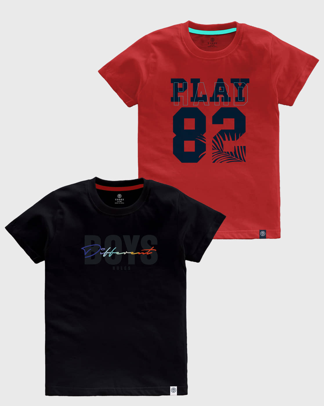 CODEZ Pack of 1 Boys Cotton T-Shirt ( Multicolor )
