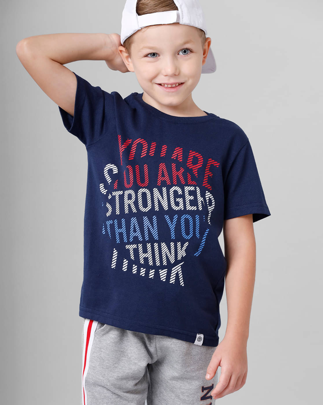     			CODEZ Pack of 1 Boys Cotton T-Shirt ( Navy Blue )