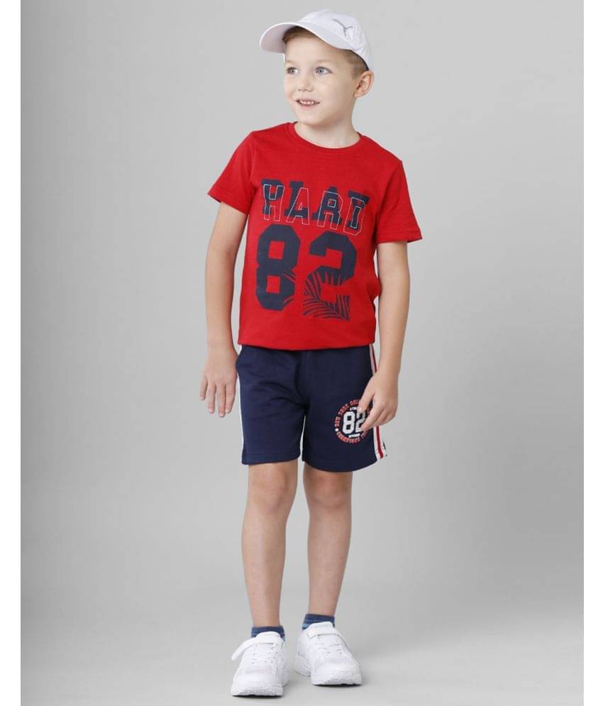     			CODEZ Pack of 1 Boys Cotton T-Shirt ( Red )