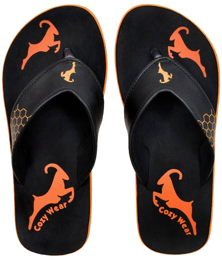 Cozy Wear - Orange Men's Daily Slipper