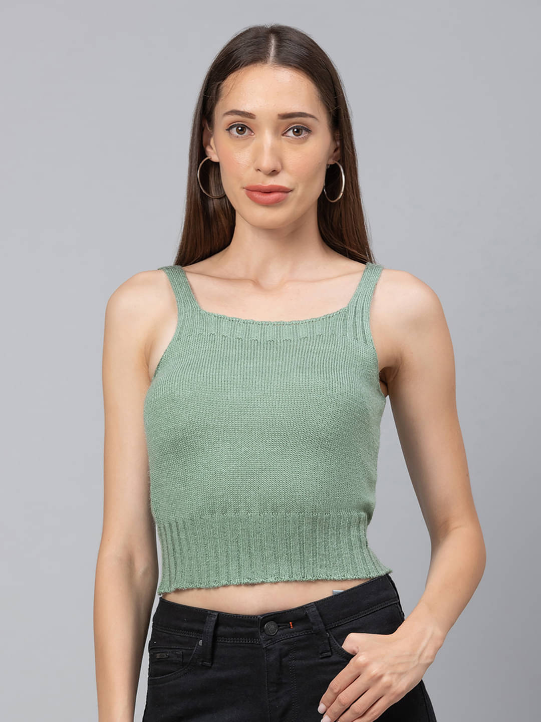     			Globus - Green Synthetic Regular Fit Women's T-Shirt ( Pack of 1 )