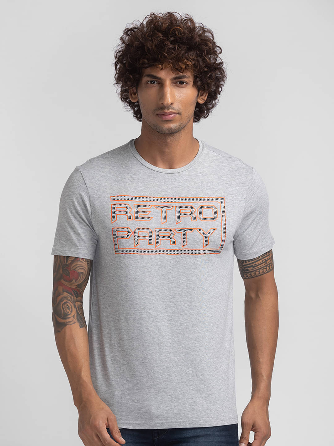     			Globus - Grey Viscose Regular Fit Men's T-Shirt ( Pack of 1 )