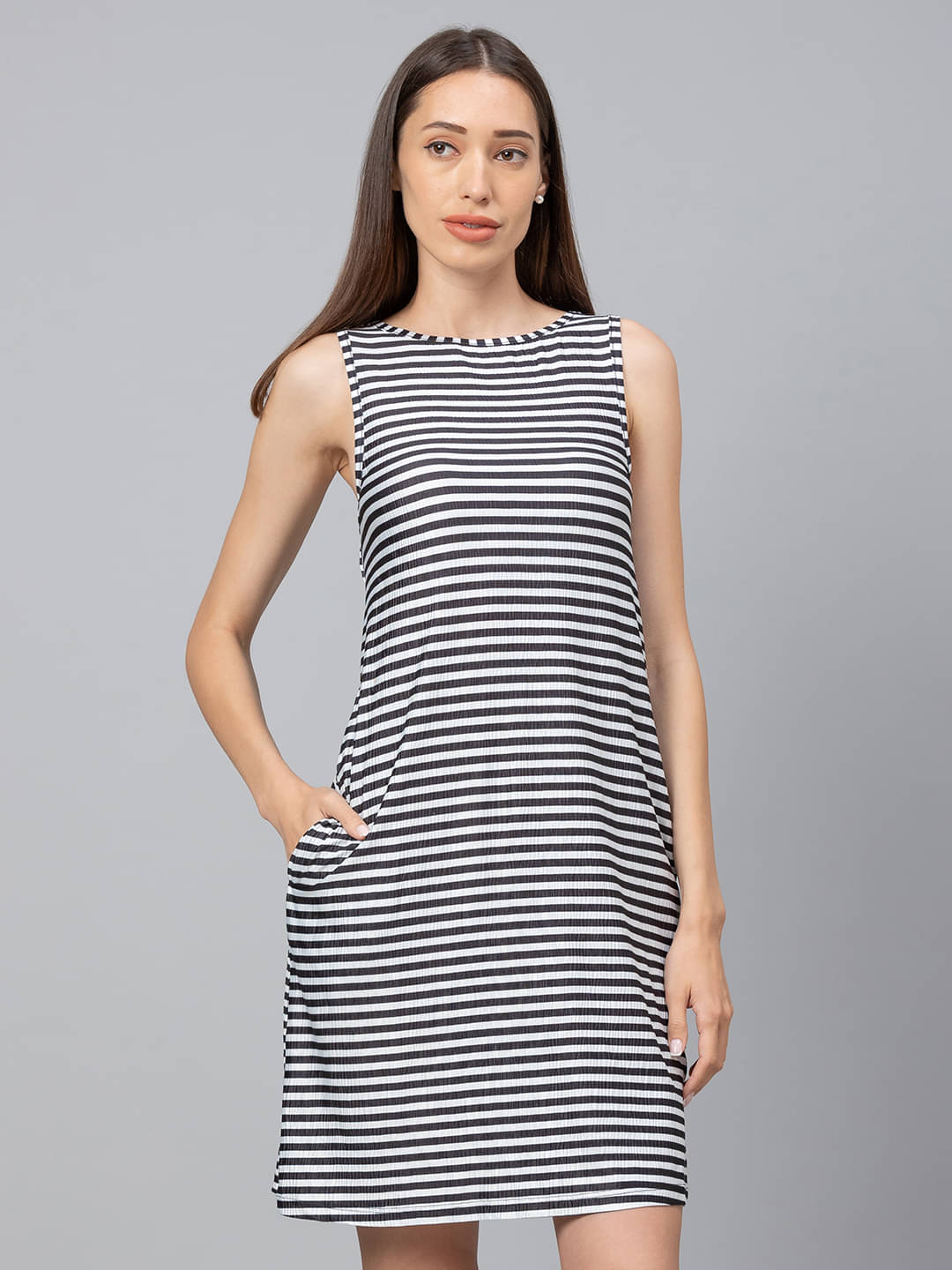 Globus - Multi Color Polyester Women's T-shirt Dress ( Pack of 1 )     			Globus - Multi Color Polyester Women's T-shirt Dress ( Pack of 1 )