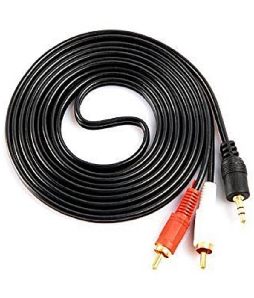     			Hybite 5 Meter Stereo  to 2 RCA Cables - 5
