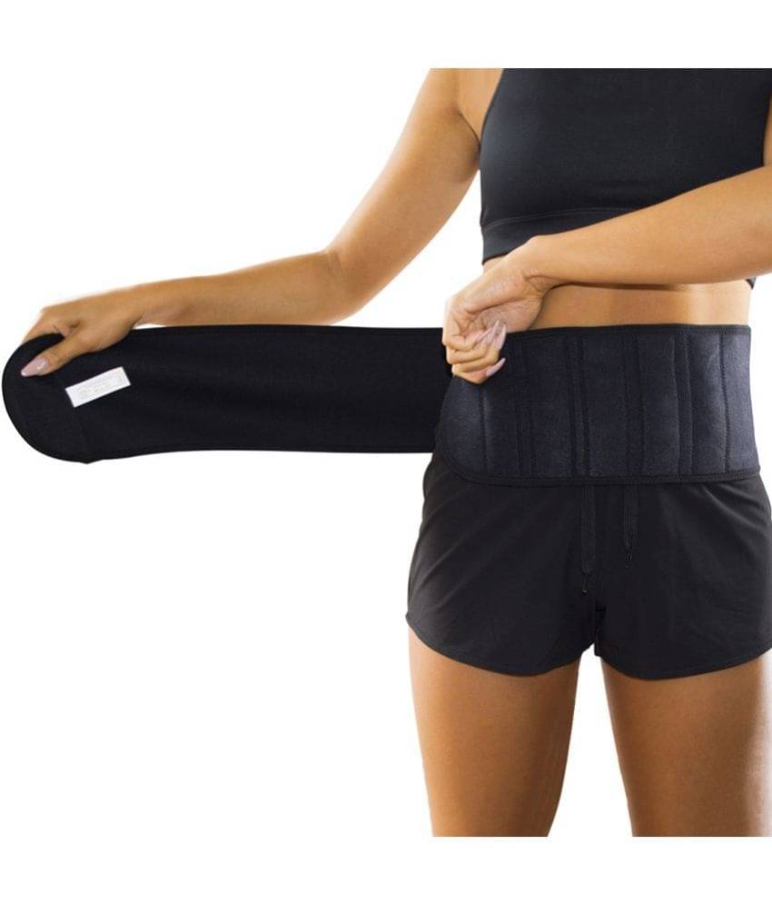JMALL Waist Trimmer Belt Back Support Weight Loss Abdominal Support Free Size JMALL Waist Trimmer Belt Back Support Weight Loss Abdominal Support Free Size