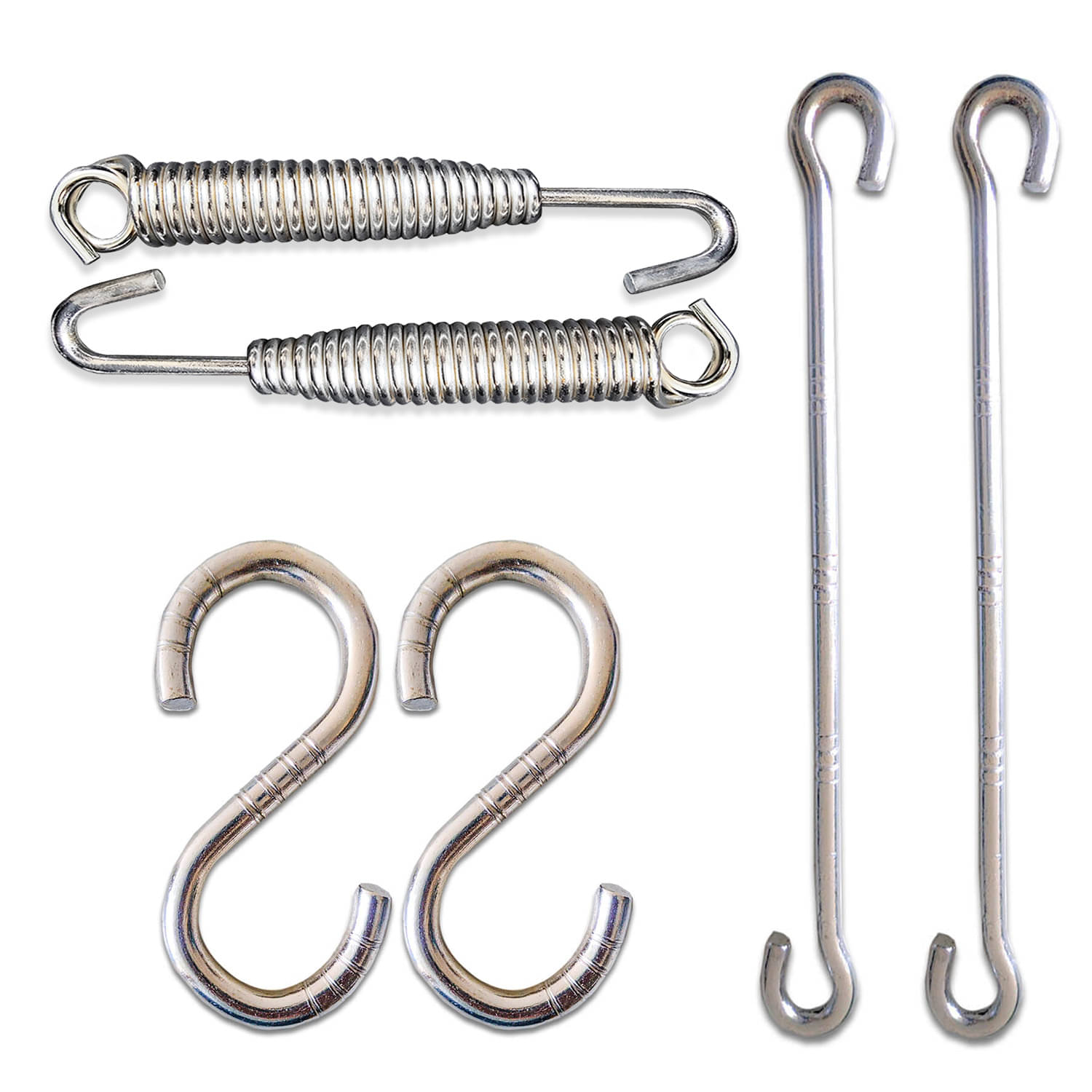     			Laxmi Swing Accessories, 2pcs S Hook, 2pcs Jhula,Rod , 2pcs Spring Hook 6 Hand Tool