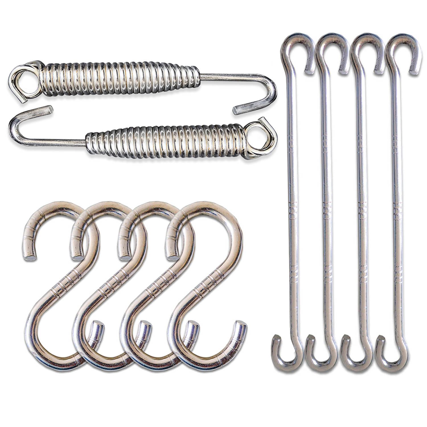     			Laxmi Swing Accessories, 4pcs S Hook, 4pcs Jhula,Rod , 2pcs Spring Hook 10 Hand Tool