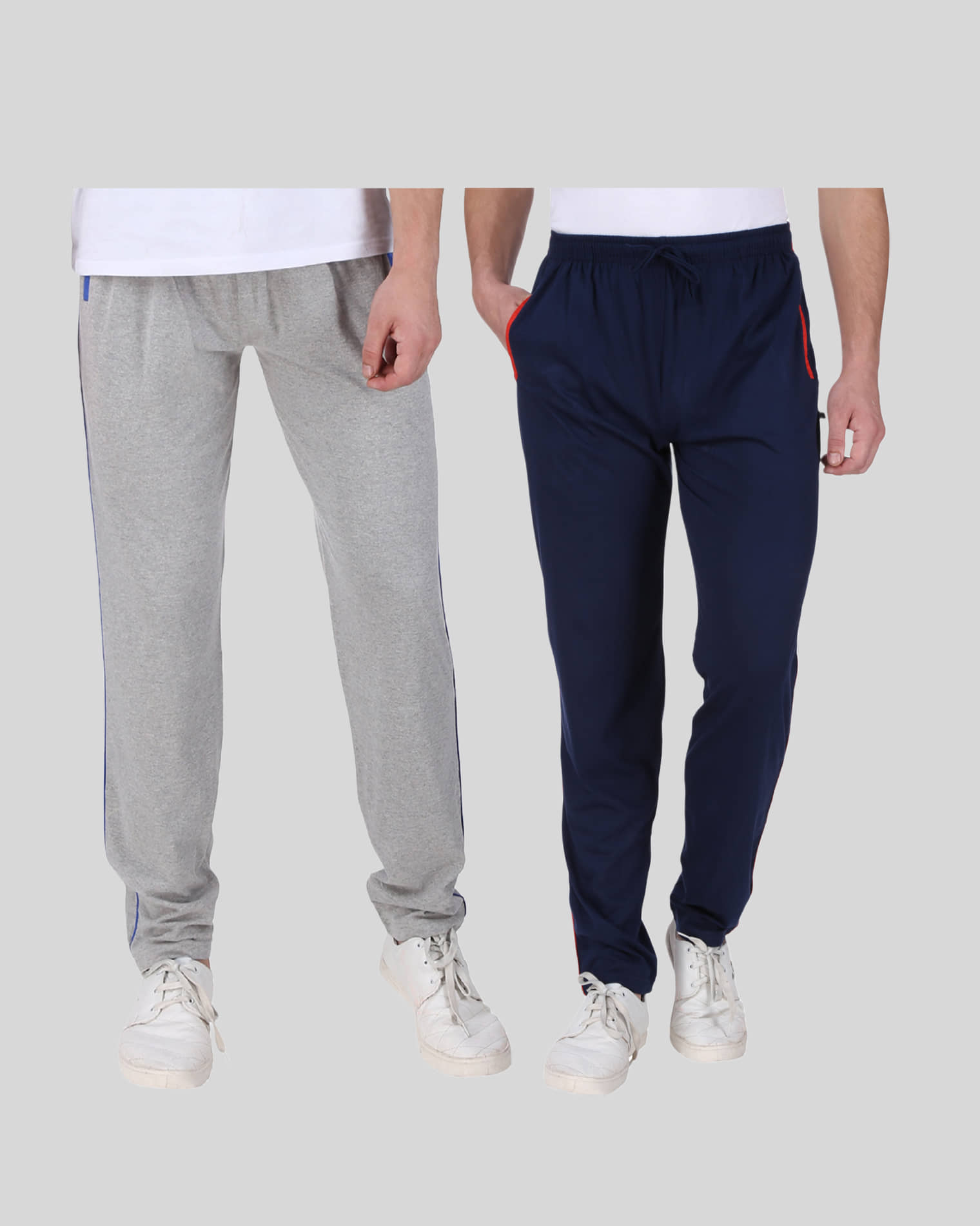 Neo Garments - Multicolor Cotton Men's Trackpants ( Pack of 2 ) - Track Pants | Buy online on ZillyBuy