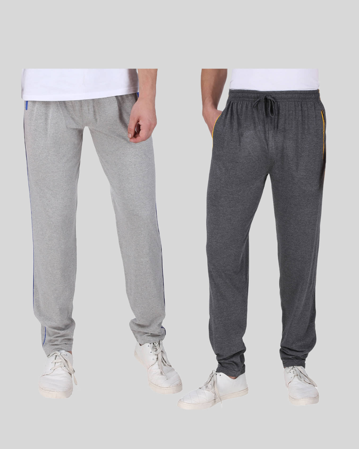 Neo Garments - Multicolor Cotton Men's Trackpants ( Pack of 2 ) - Track Pants | Buy online on ZillyBuy