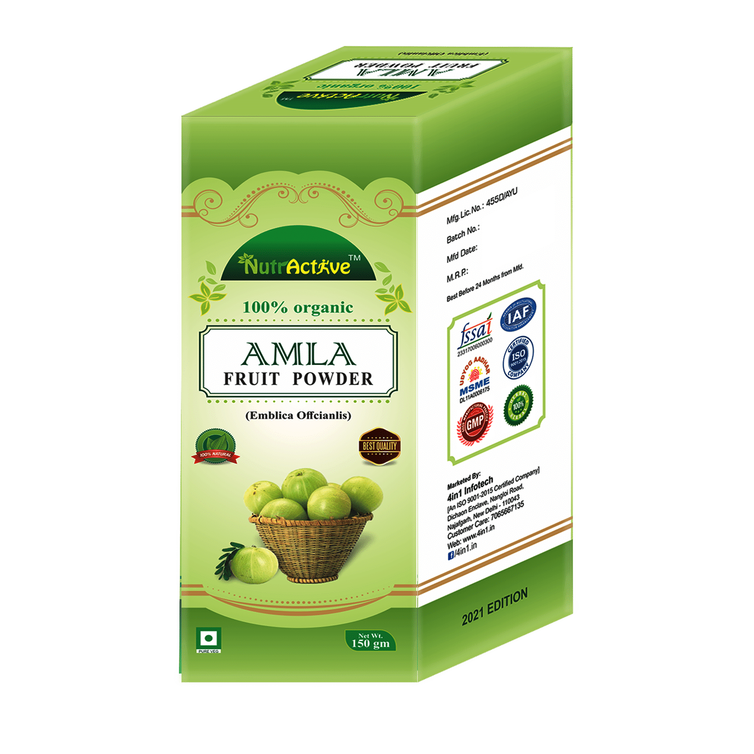     			Nutractive Powder 150 Gm Pack of 1