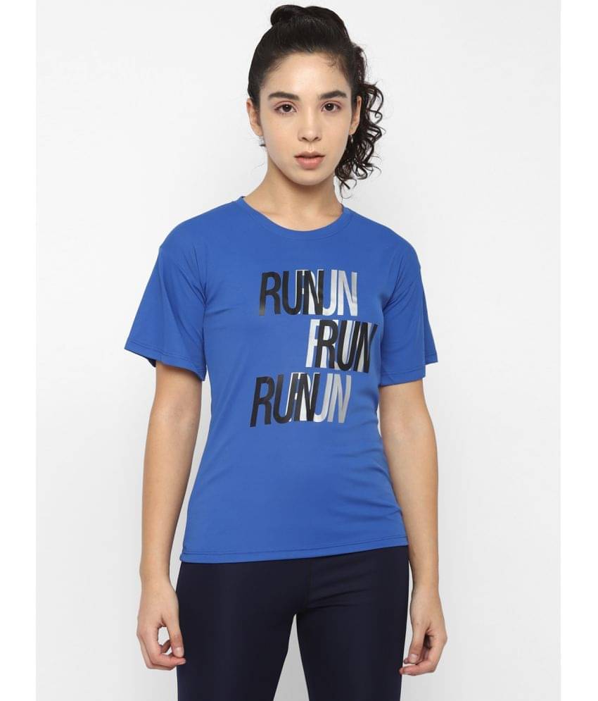     			OFF LIMITS Blue Polyester Tees - Single