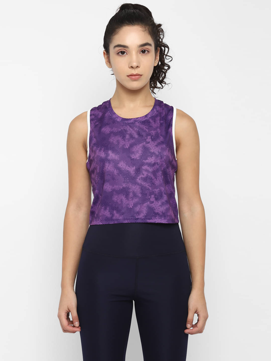     			OFF LIMITS Purple Polyester Tees - Single