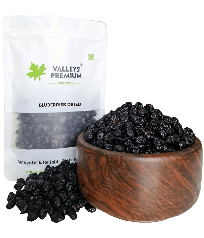 Valleys Premium Dried American Bluberries 400 Gram     			Valleys Premium Dried American Bluberries 400 Gram