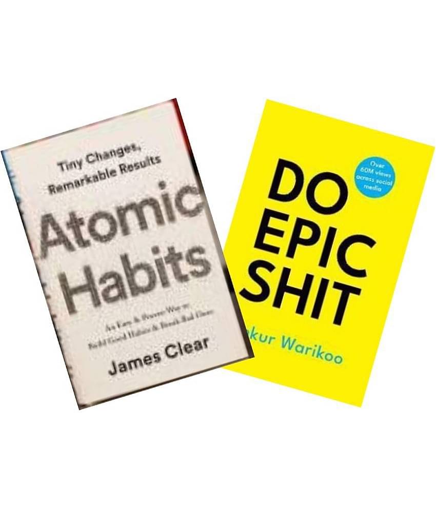 Atomic Habits + Do Epic Shit paper back book
