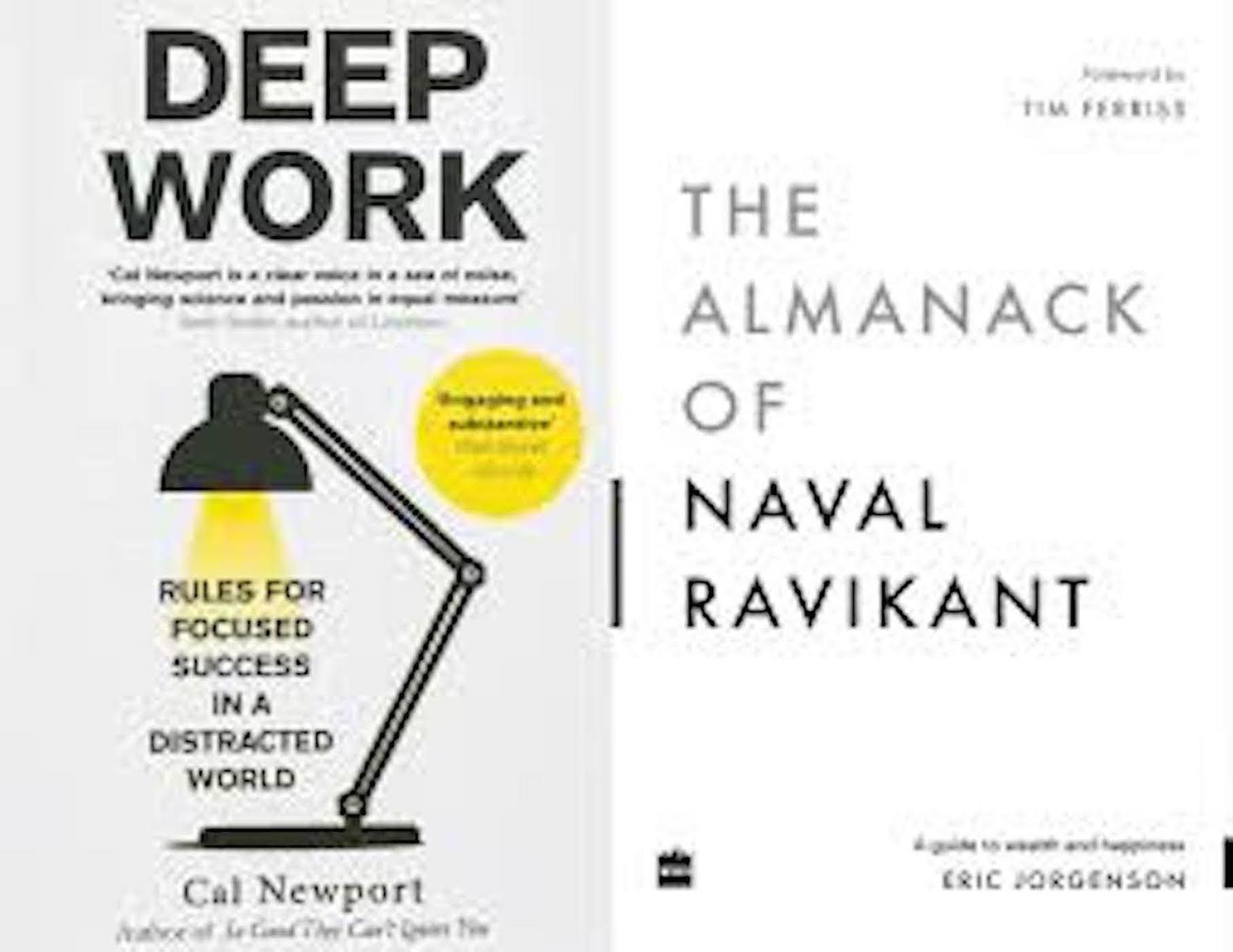     			Combo Set of 2 books (Deep Work + The Almanack Of Naval Ravikant)