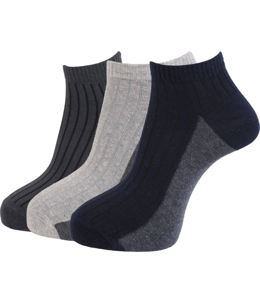 Dollar Socks - Cotton Men's Colorblock Multicolor Ankle Length Socks ( Pack of 3 ) - Socks | Buy online on ZillyBuy