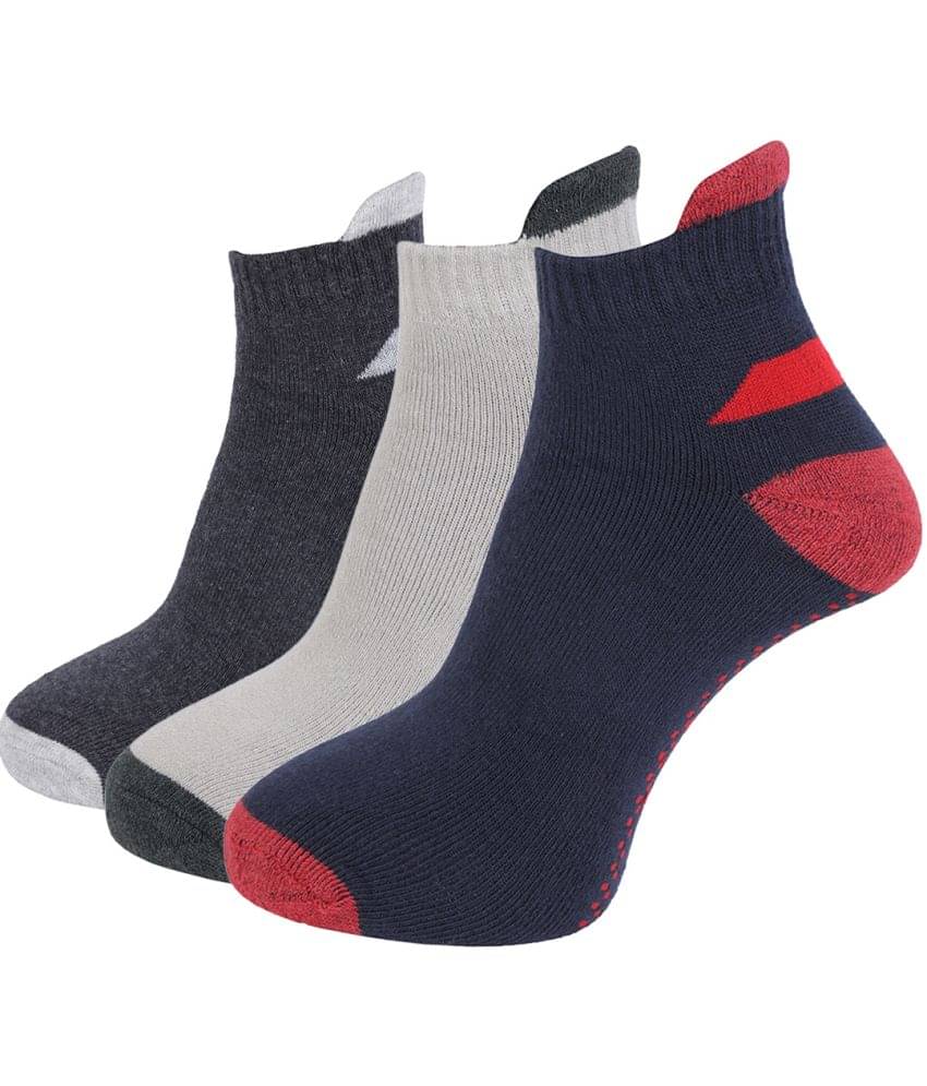     			Dollar Socks - Cotton Men's Colorblock Multicolor Ankle Length Socks ( Pack of 3 )