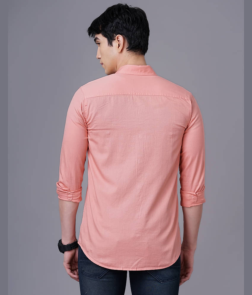 K-LARA - Silver 100% Cotton Slim Fit Men's Casual Shirt ( Pack of 1 )