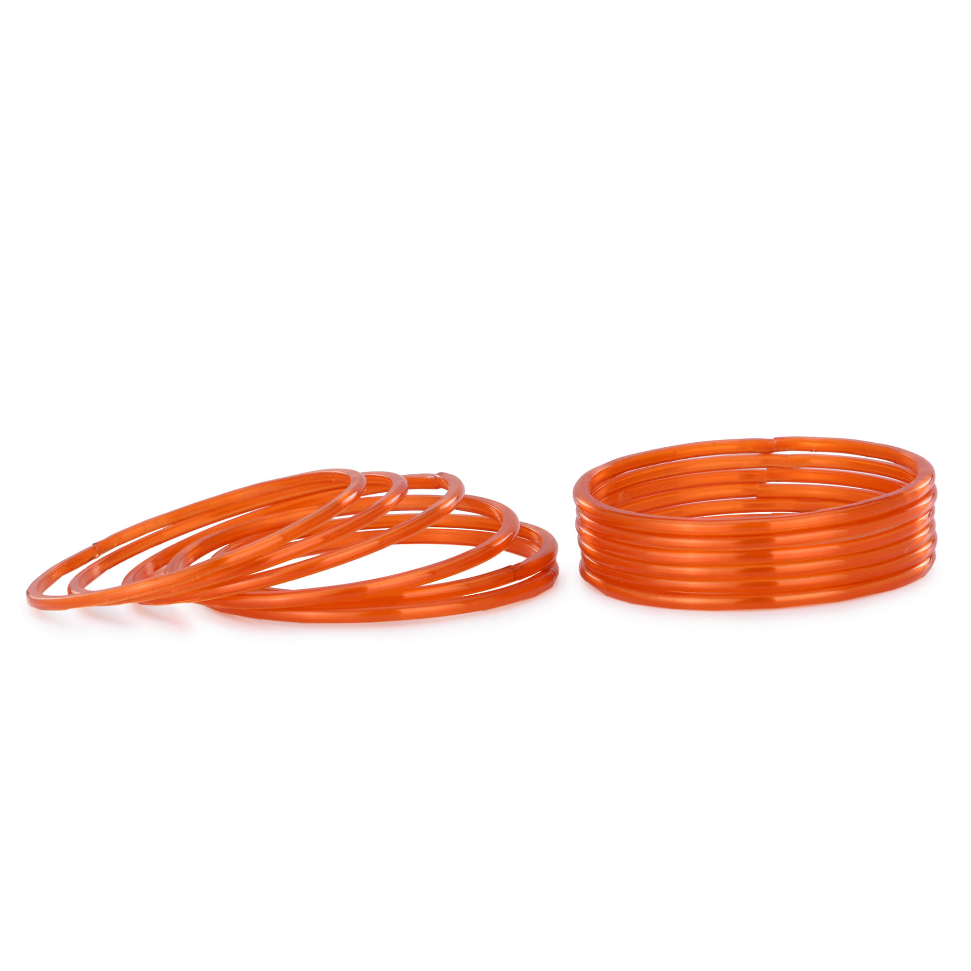     			Somil - Orange Bangle ( Pack of 12 )